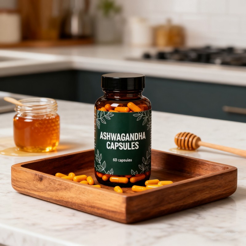 Ashwagandha Capsules - Bioperine Supplement