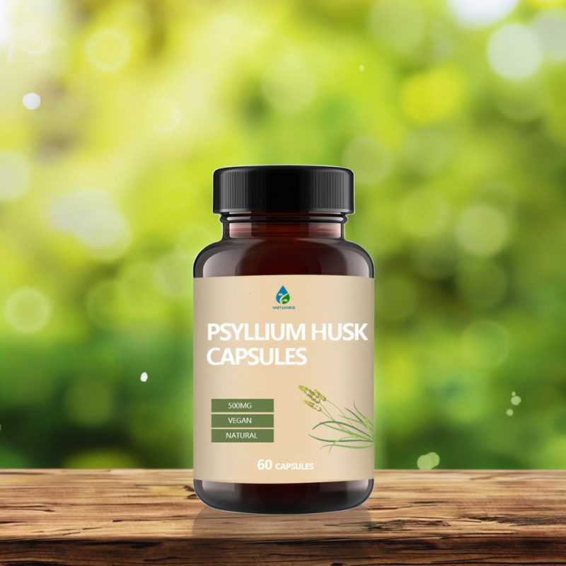 Psyllium Husk Capsules - Natural Extract Supplement