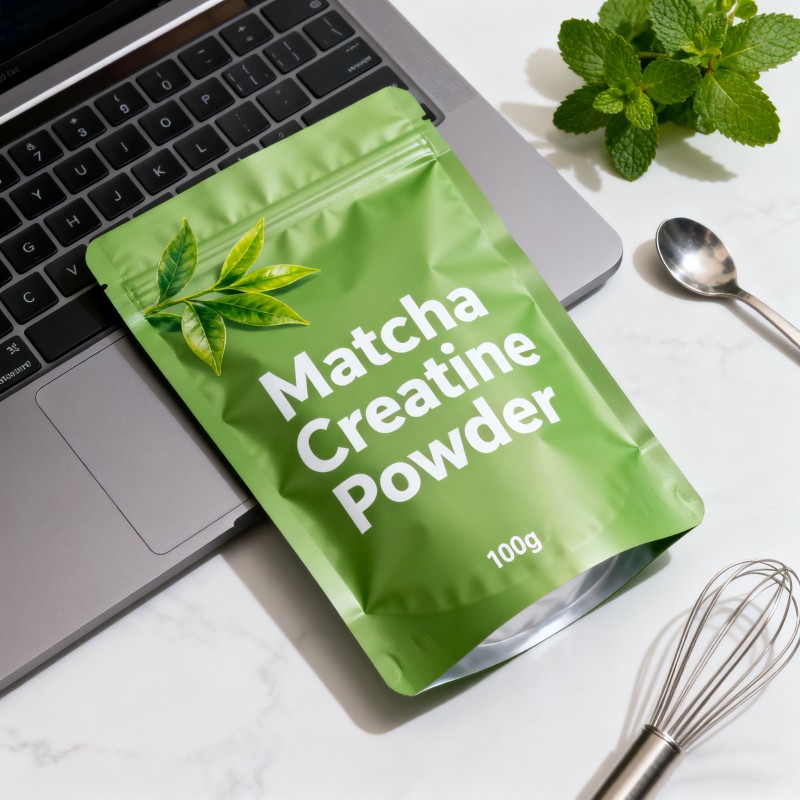 Matcha Creatine Powder - Private Label Supplement Factory