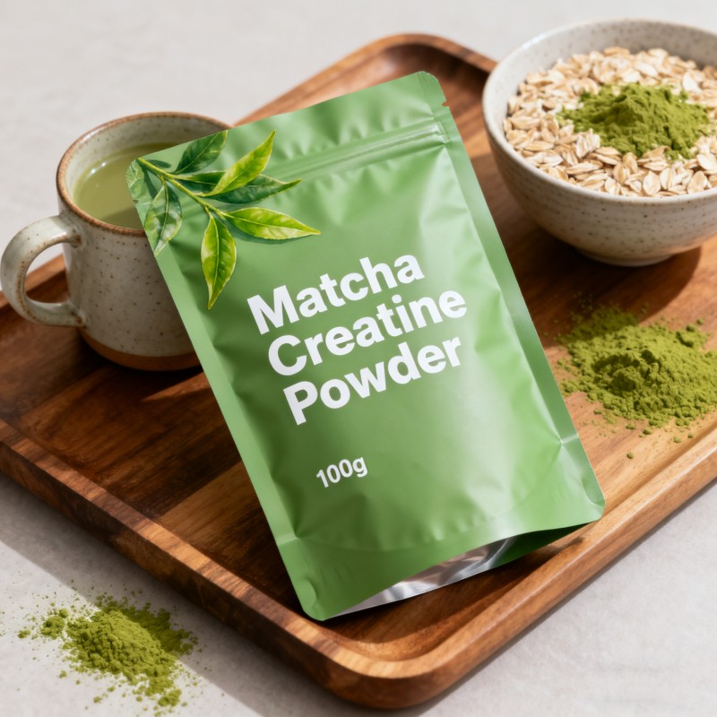 Matcha Creatine Powder - Private Label Supplement Factory