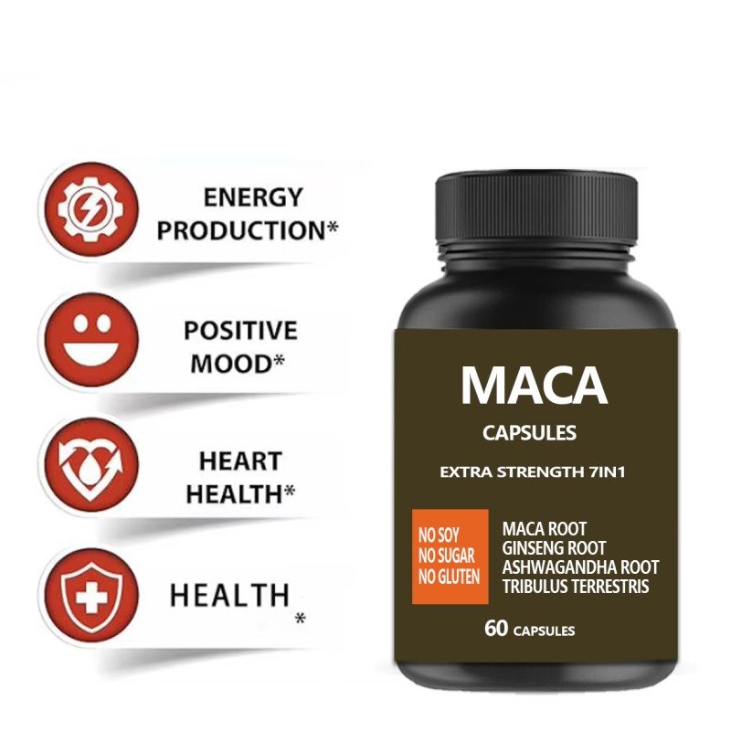 Maca Root Capsules - OEM Coffee Powder Supplement