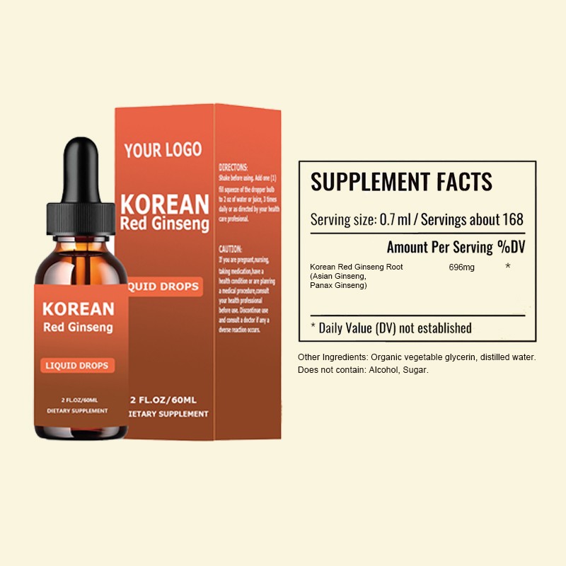 Ginseng Drops - Korean Red Asian Extract