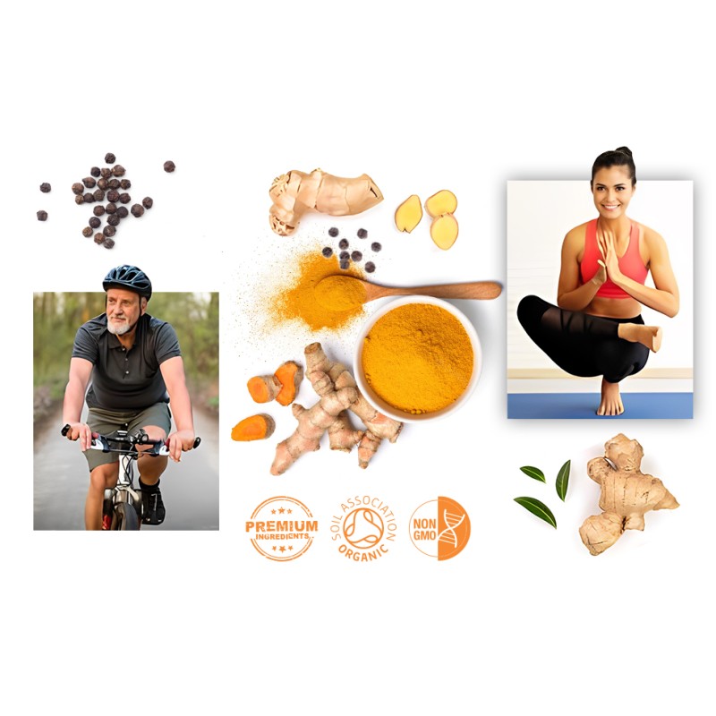 Turmeric Capsules - Organic Joint Support Supplement