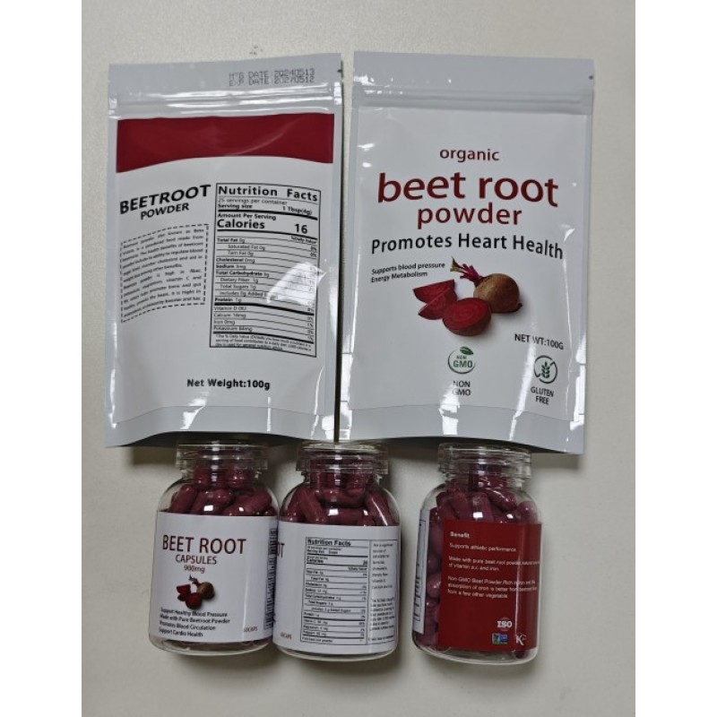Beetroot Capsules - Organic Root Extract