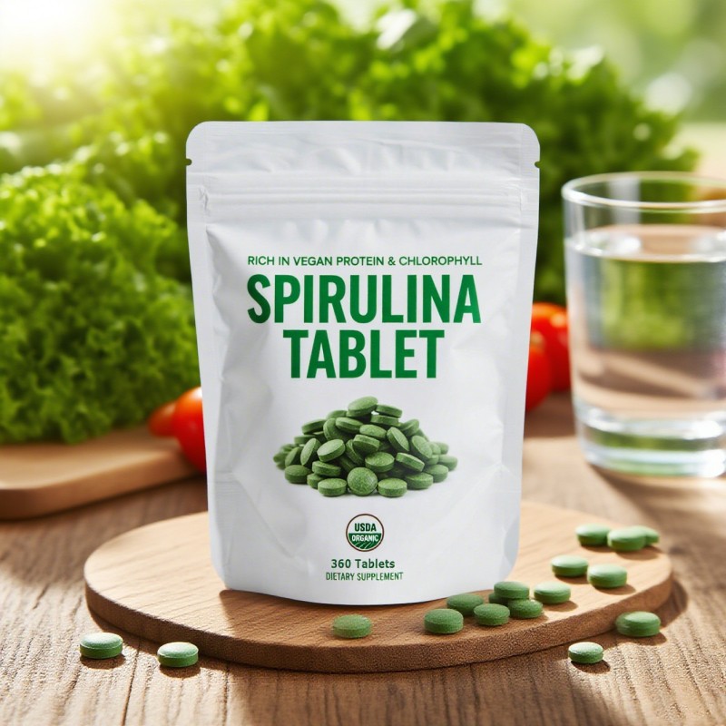 Spirulina Tablets - Vegan Protein Supplement