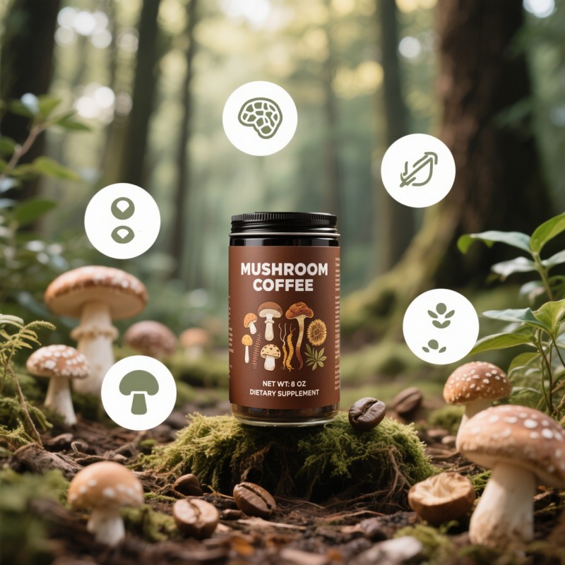 Mushroom Coffee - Instant Organic Blend