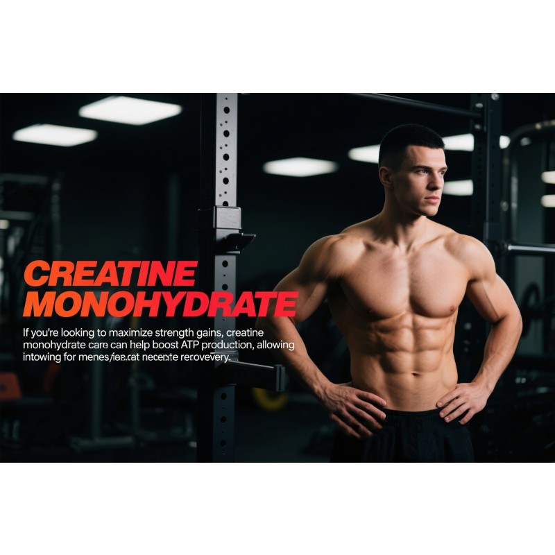 Creatine Monohydrate Powder - Pre Workout Supplement