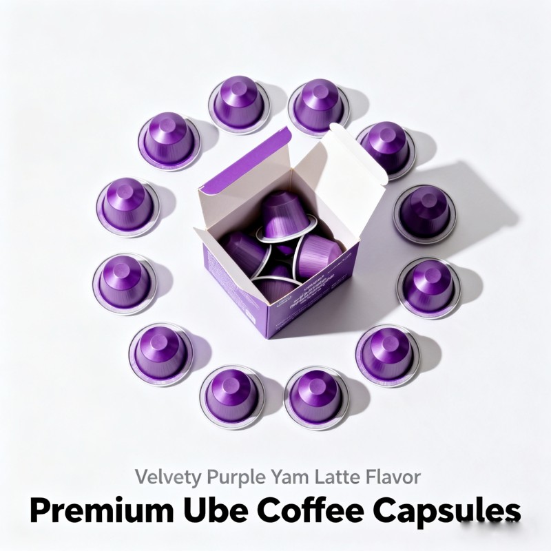 UBE Tea Capsules - OEM Matcha Coffee Pods Factory