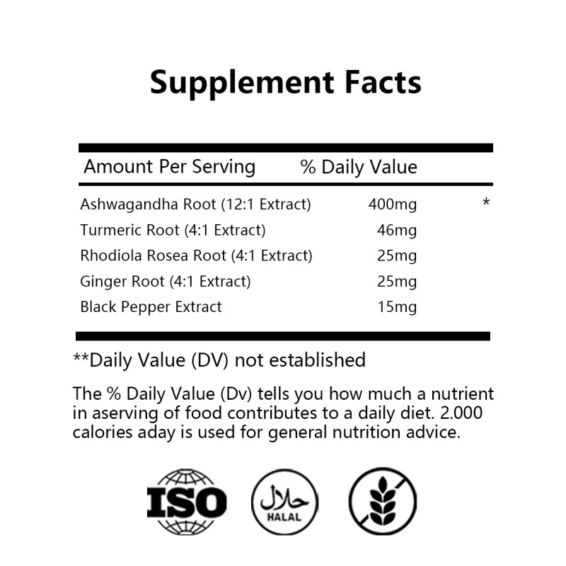 Ashwagandha Capsules - OEM Tea Supplement