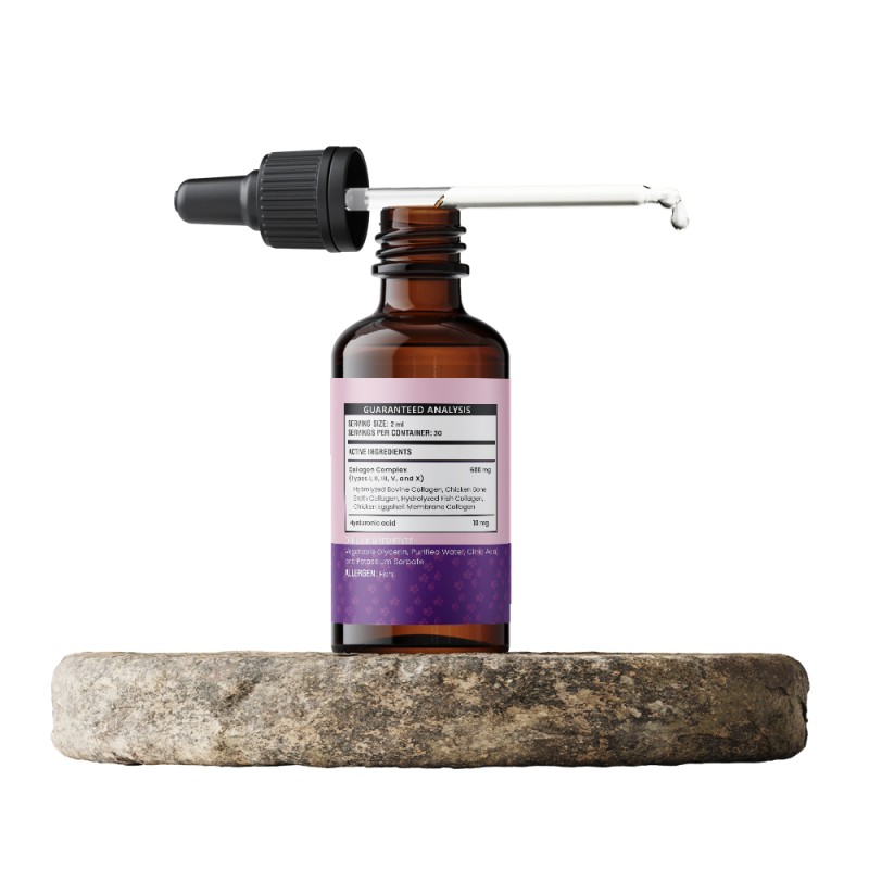 Pet Collagen Drops - Bovine Liquid Supplement
