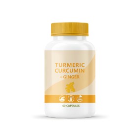 Turmeric Ginger Capsules - Bioperine Supplement