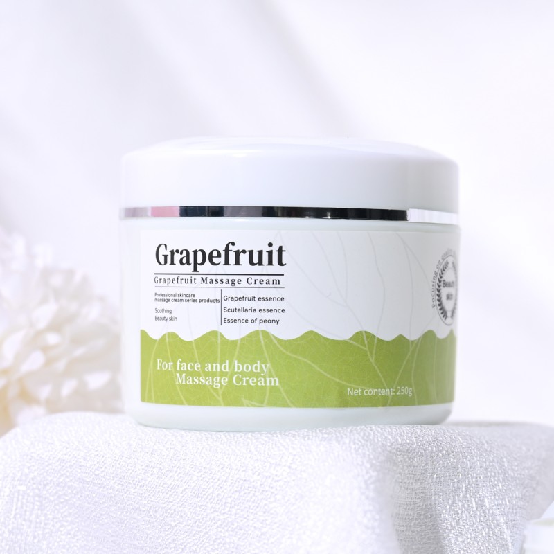 Grapefruit Massage Cream Factory - Private Label Oil Control Organic