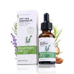 Rosemary Hair Oil Manufacturer - 30ml Custom Logo Growth Treatment
