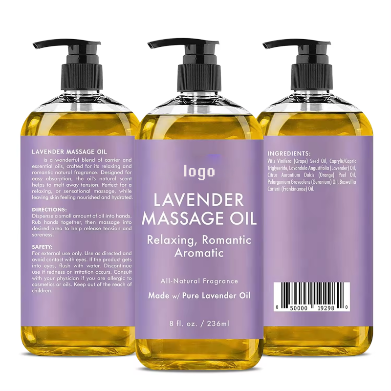Body Massage Oil - Lavender Soothing Relaxation