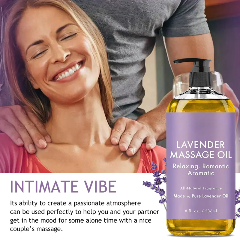 Lavender Massage Oil - Natural Relaxation Fragrance