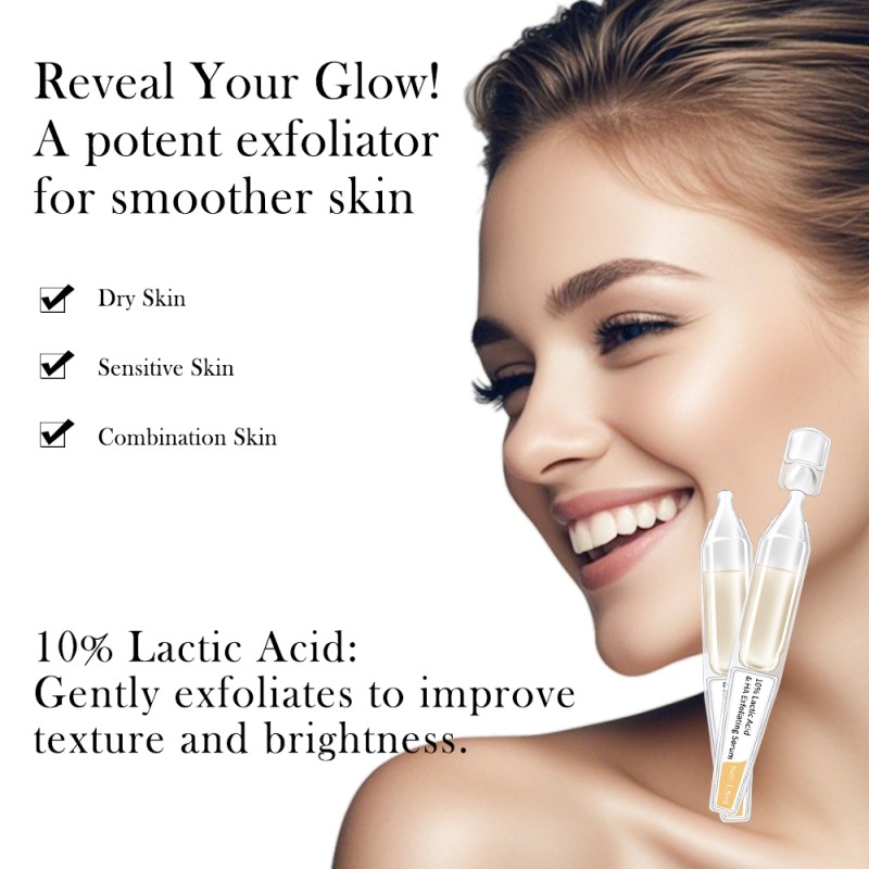 Lactic Acid Serum 10% - OEM Exfoliating Hydrating