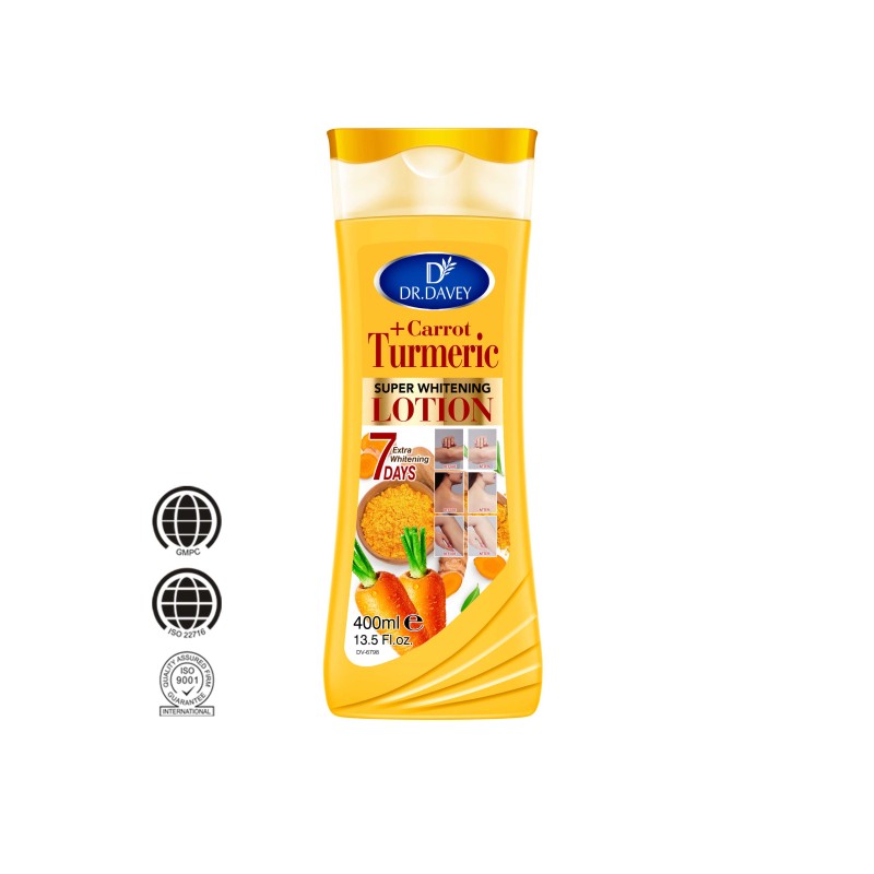 Body Lotion - Natural Carrot Turmeric Extract