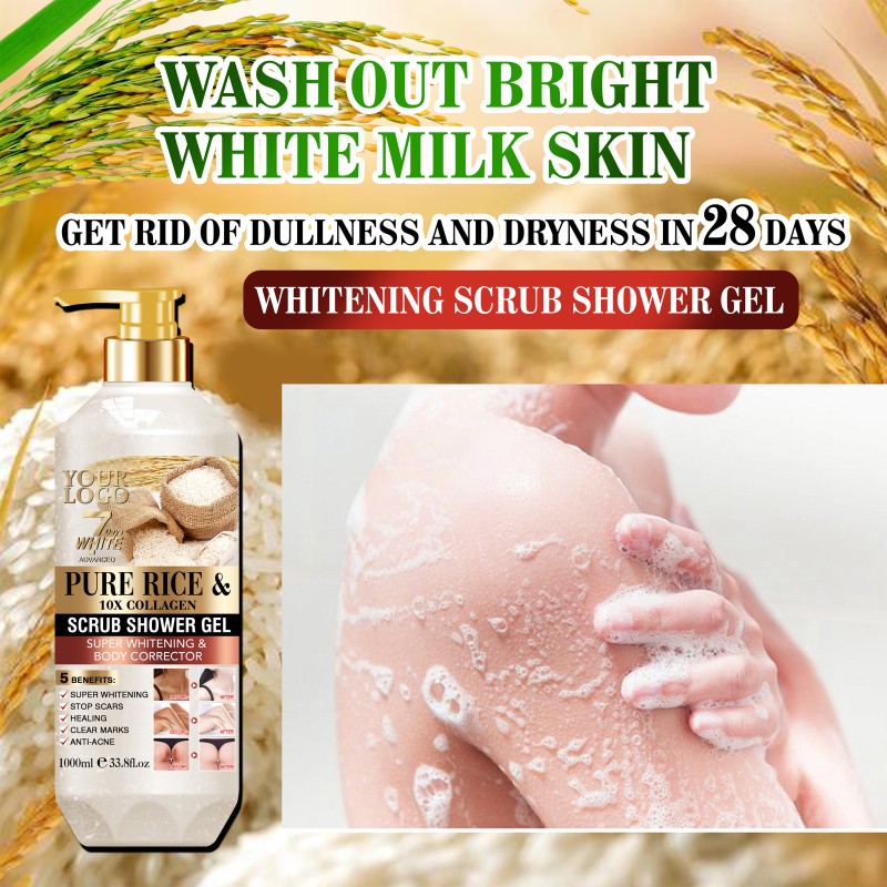 Exfoliating Body Wash - Private Label Papaya Lavender