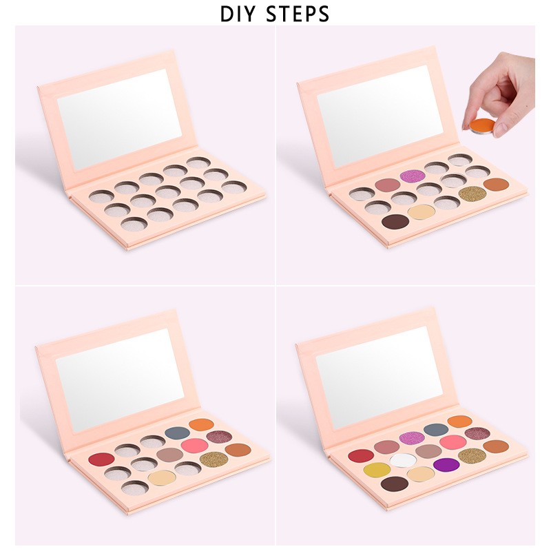 Eyeshadow Tray Factory - OEM 9 12 15 Color Matte Nude