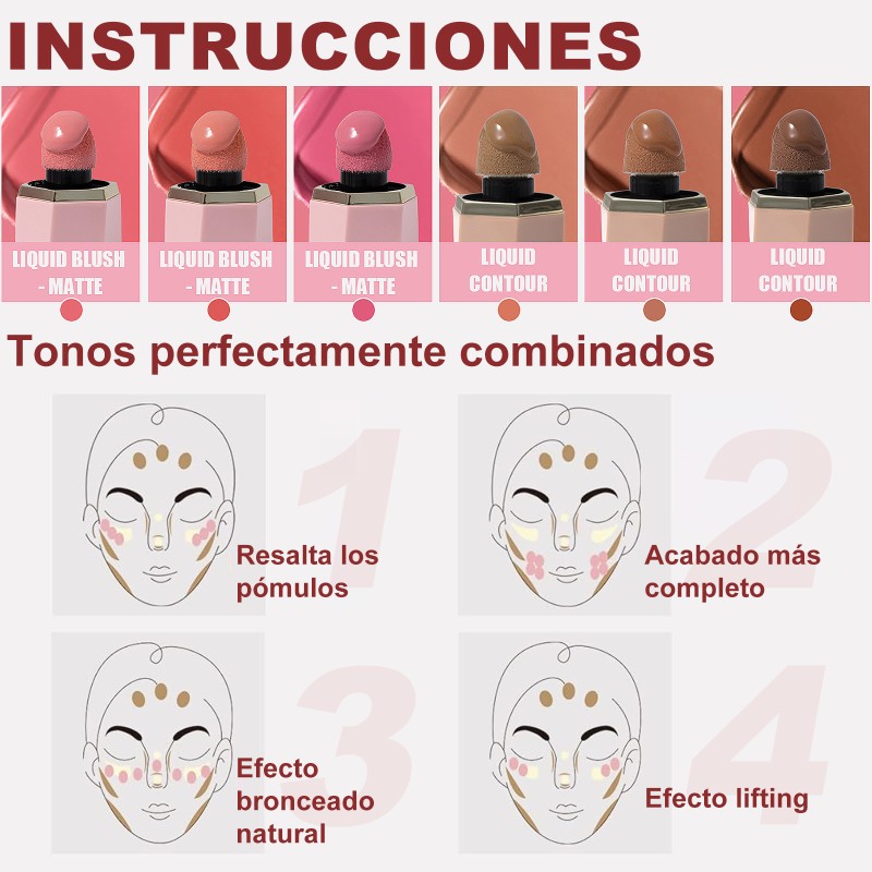 Liquid Blush Factory - Wholesale Shimmer Soft Sponge Tip