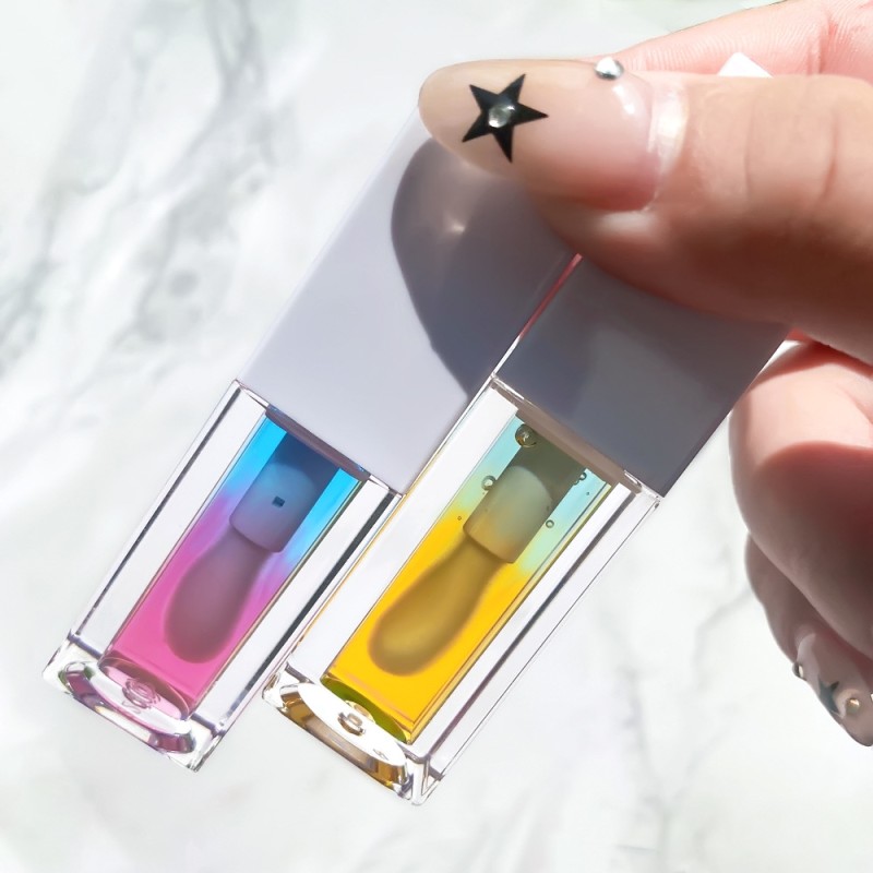 Lip Oil Manufacturer - Custom Plumping Two Tone Botanical Extract