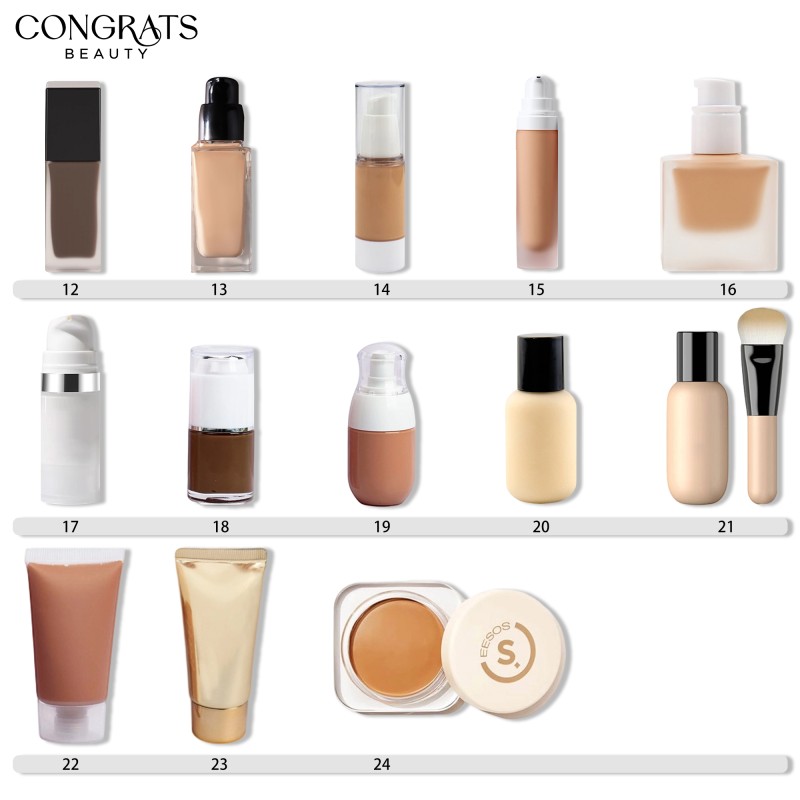 Liquid Foundation Manufacturer - Custom Packaging Pump Concealer