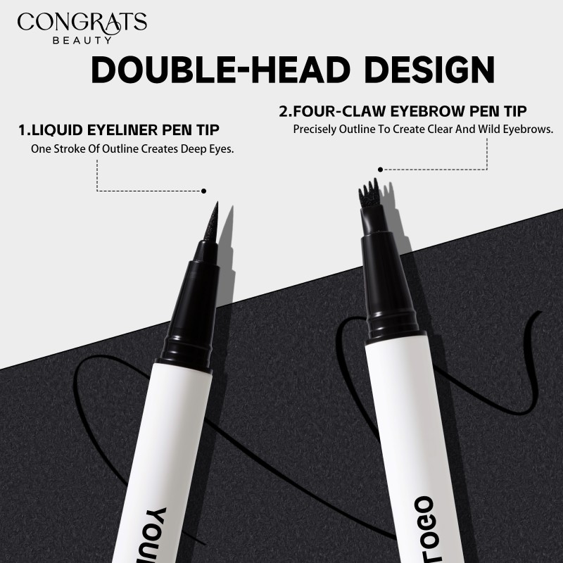 Eyebrow Pencil Manufacturer - New Double Headed Four Pronged