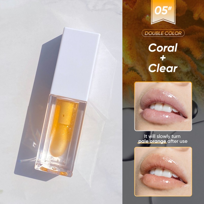 Lip Oil Manufacturer - Custom Plumping Two Tone Botanical Extract