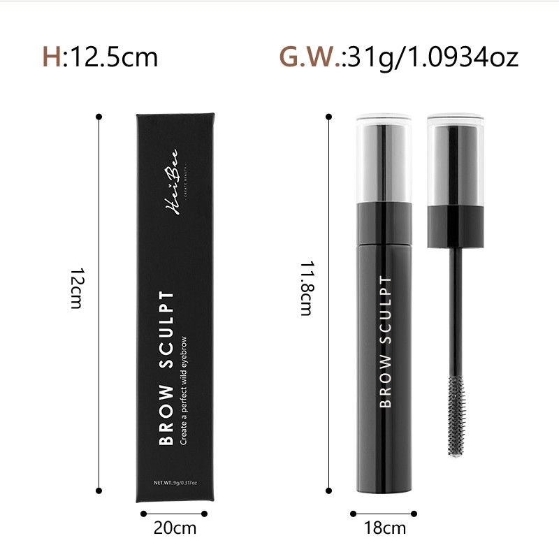 Brow Gel Factory - Popular Waterproof Nature Vegan Fiber