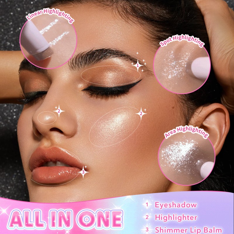 Eyeshadow Stick Factory - Custom Logo Talc Free Glass Shine