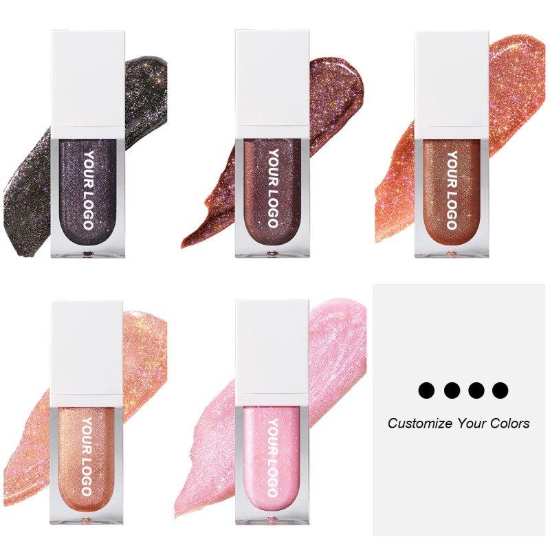 Lip Gloss Factory - Wholesale Black Glitter Vegan With Charms