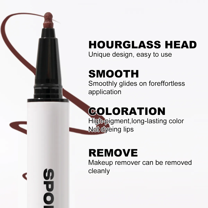 Lip Liner Pencils Factory - OEM Flat Tip Marker Accurate Stain