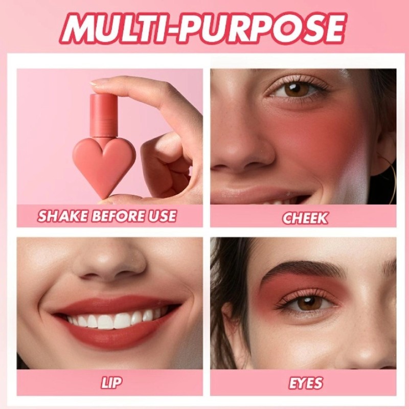 Liquid Blush Manufacturer - OEM High Pigment 3 in 1 Vegan