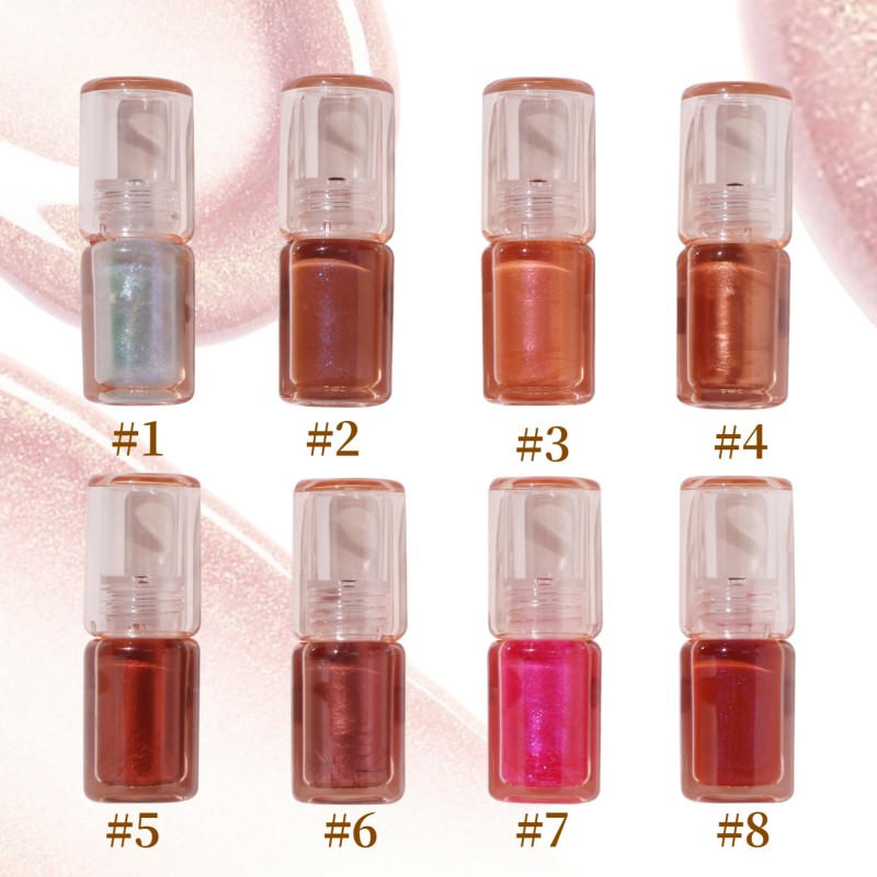 Lip Gloss Set Factory - Diamond Shine 8 Glitter Non Sticky