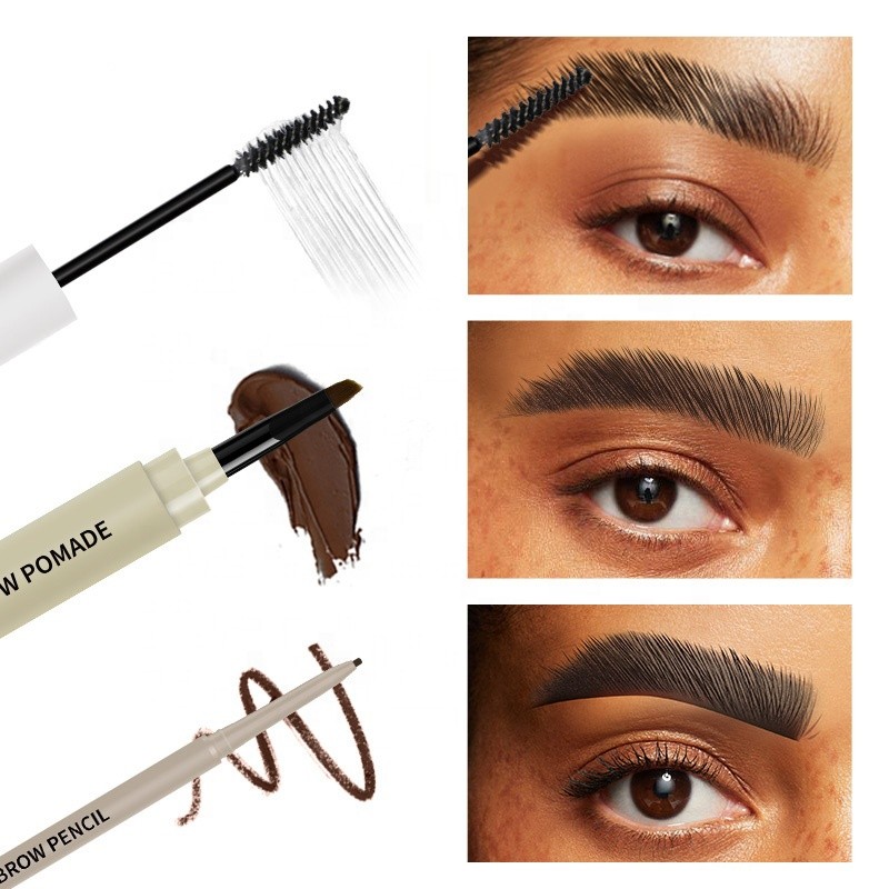Brow Pencil Manufacturer - Long Lasting Vegan Pomade Sculpt Kit
