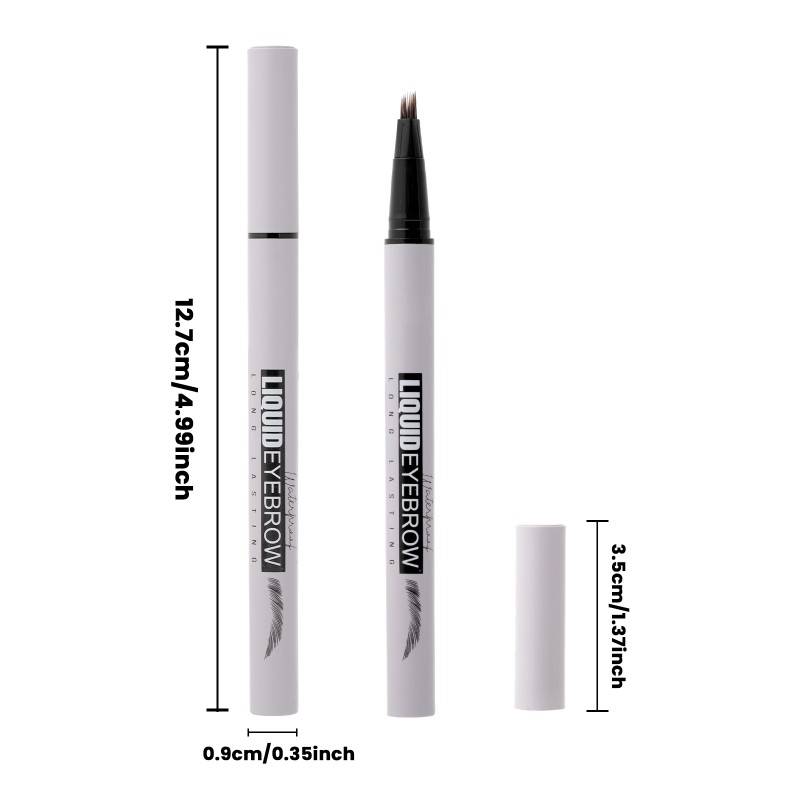 Eyebrow Pencil Manufacturer - Trendy Portable Brown Gold Factory
