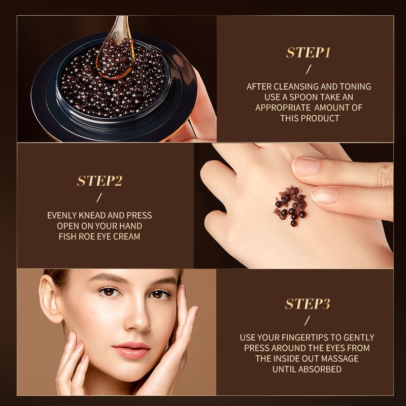 Eye Cream - Black Gold Caviar Firming Anti-Wrinkle