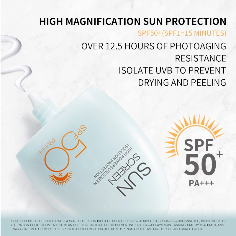 SPF50 Sunscreen - Vegan Anti-Aging Moisturizer Factory