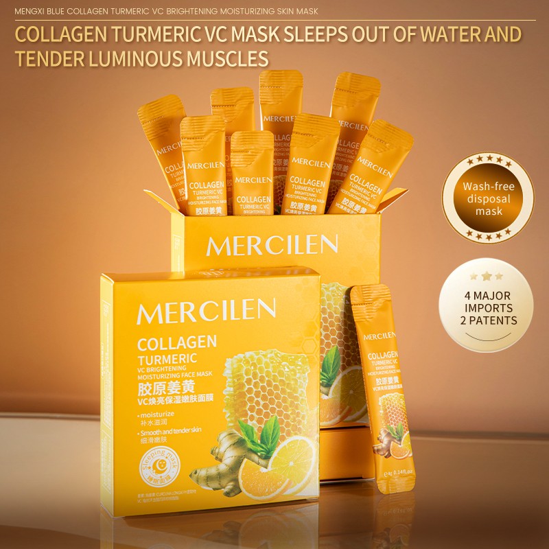 Facial Mask 4gx20 - Collagen Turmeric VC Brightening