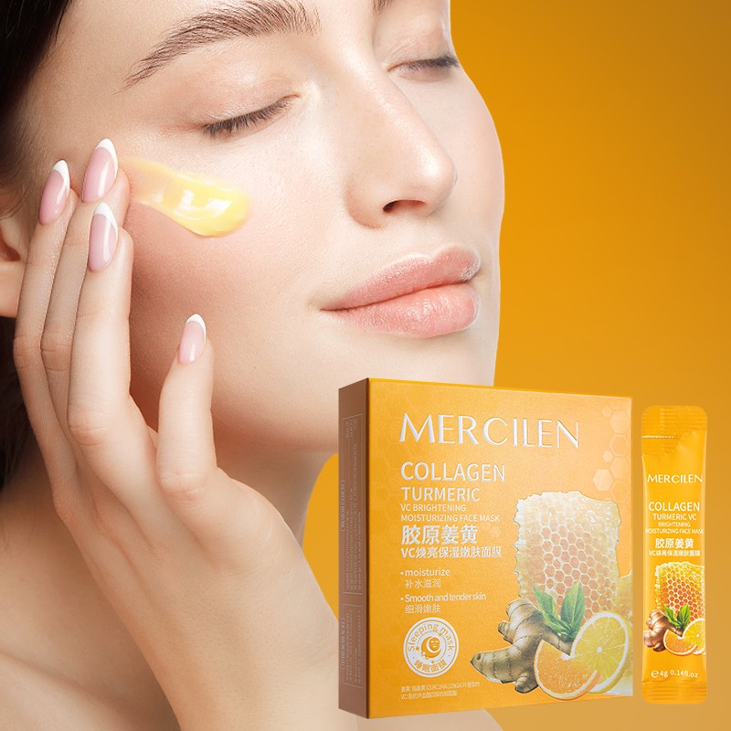 Facial Mask 4gx20 - Collagen Turmeric VC Brightening