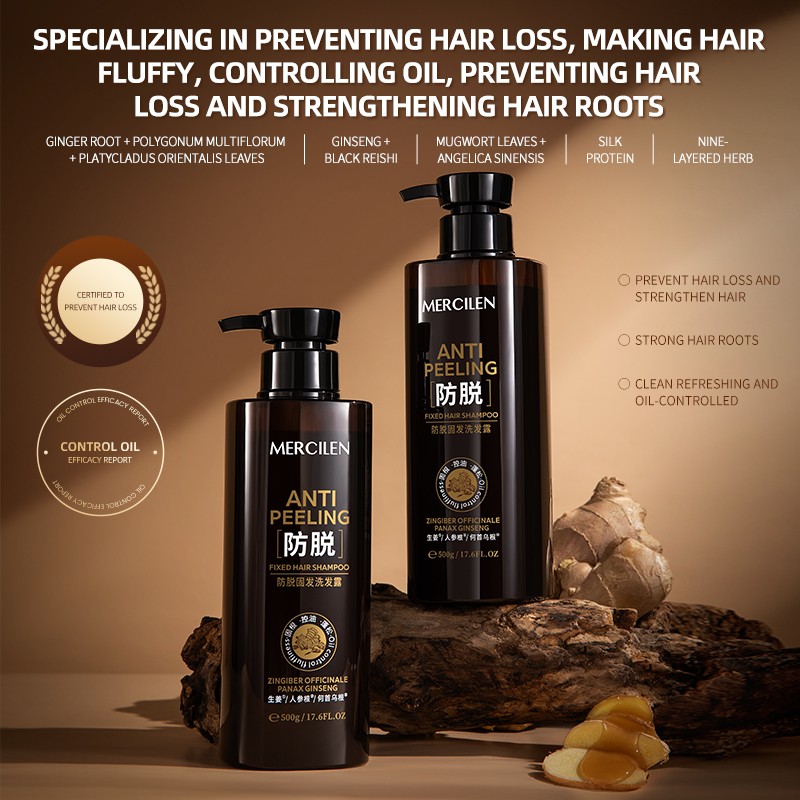 Oil Control Shampoo - Ginger Ginseng Anti-Dandruff