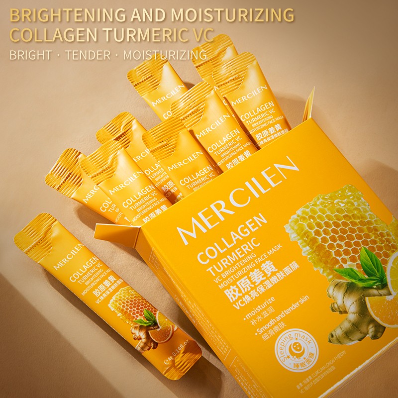 Facial Mask 4gx20 - Collagen Turmeric VC Brightening