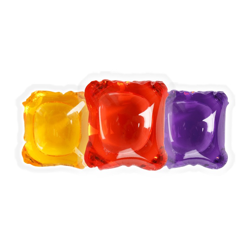 Laundry Capsules - Colorful Liquid Detergent Bags