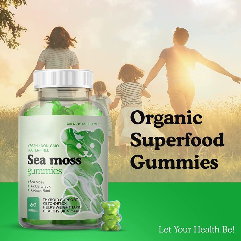 Sea Moss Gummies Manufacturer - Customized Raw Material Private Label