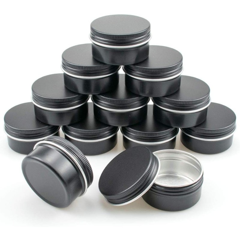 Aluminum Tins - Matte Black Packaging