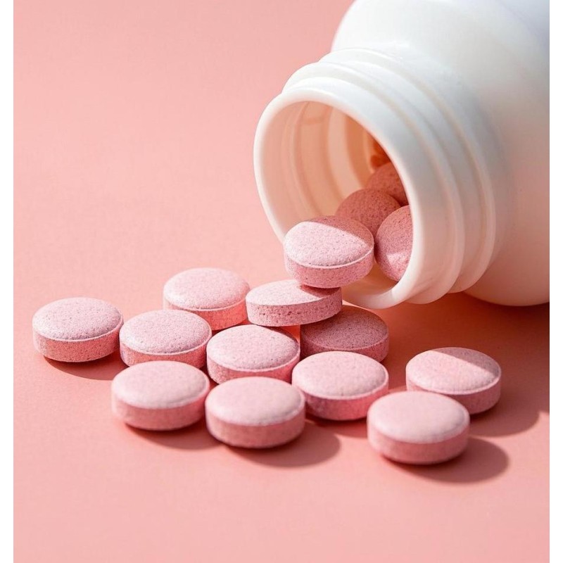 Vitamin C Tablets 500mg - Chewable Strawberry Flavor