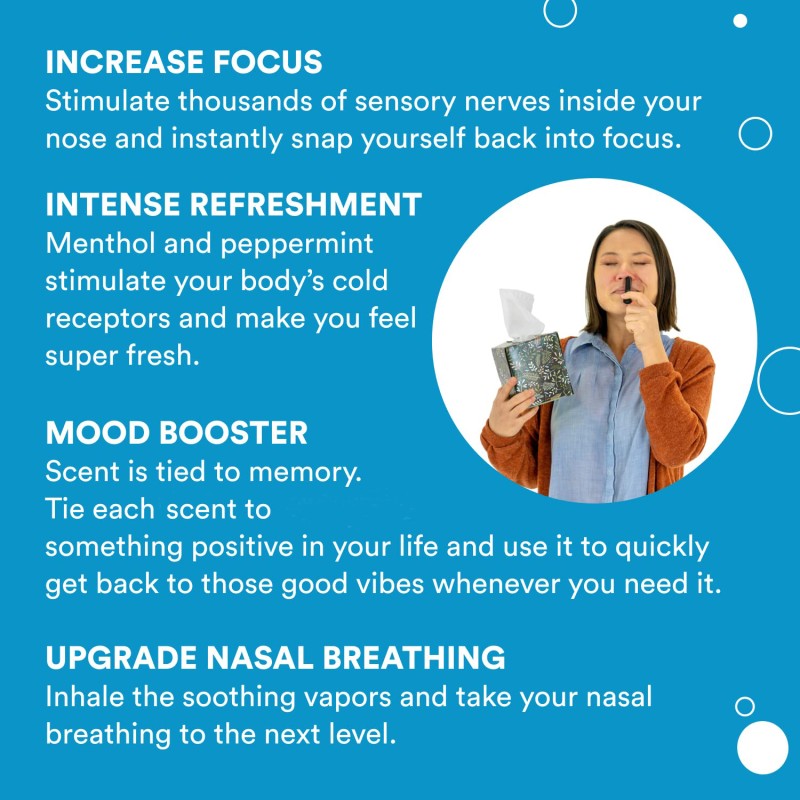 Aromatherapy Inhaler - Menthol Breathing Relief