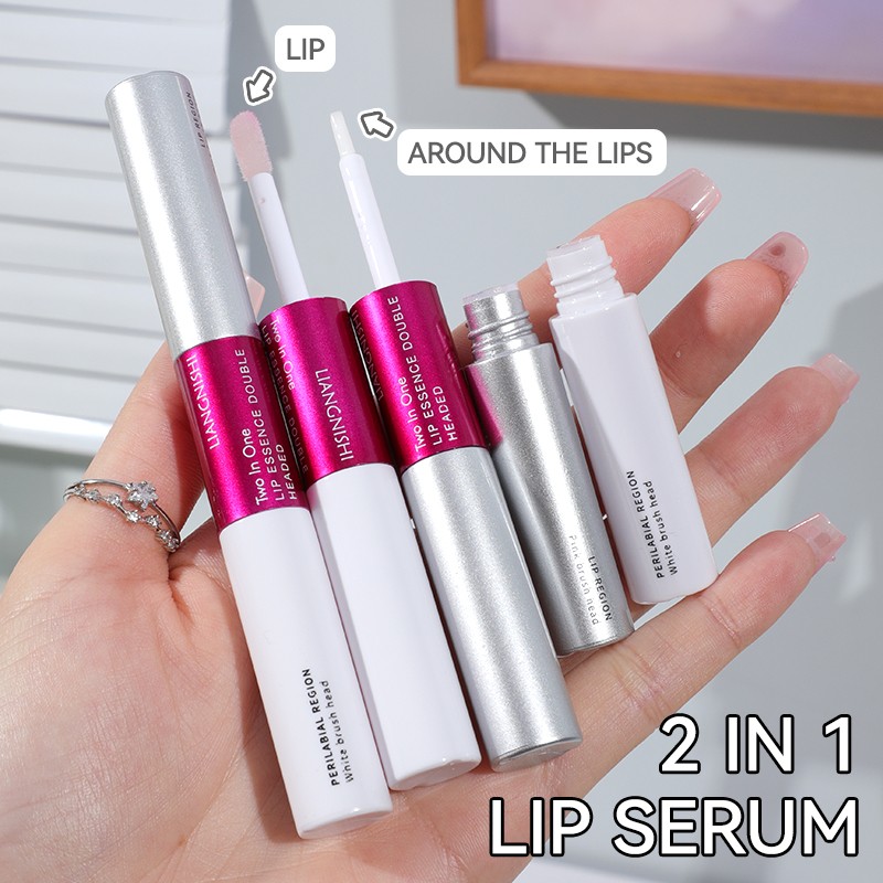 Lip Serum Manufacturer - Double Head Organic Hydrating 2 in 1