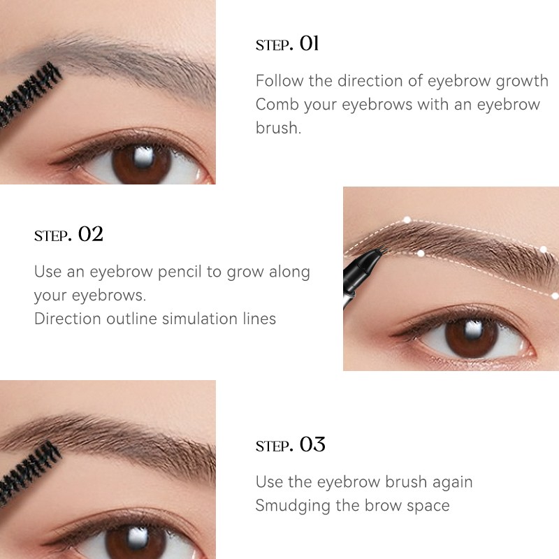 Eyebrow Pencil Manufacturer - AMG Lazy Positioning 2 Fork Nib