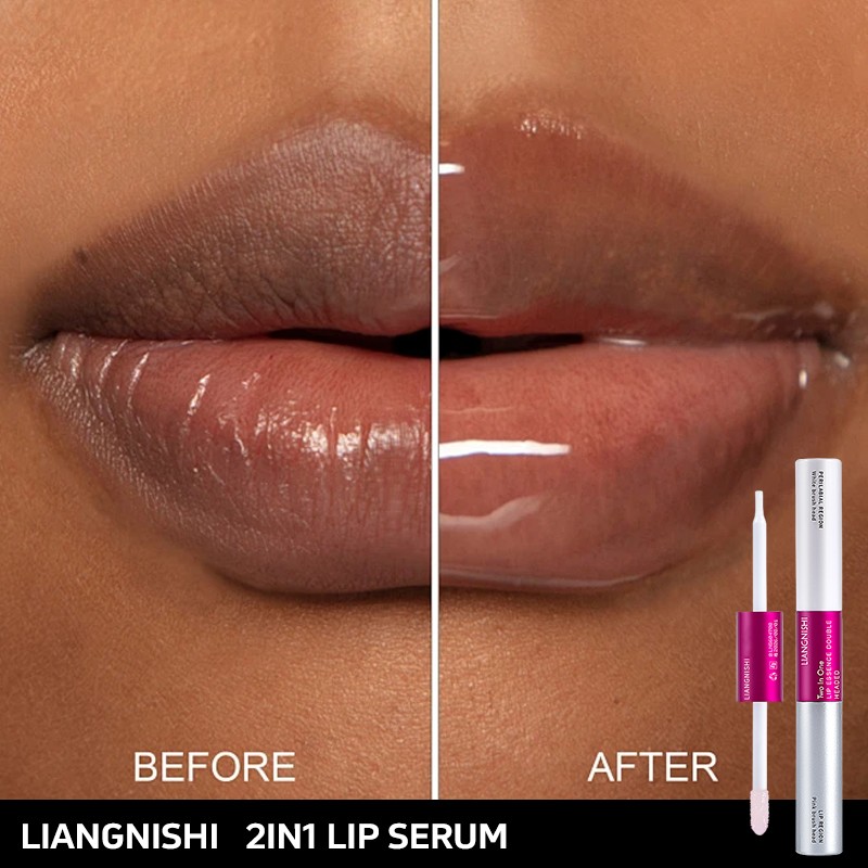 Lip Serum Manufacturer - Double Head Organic Hydrating 2 in 1
